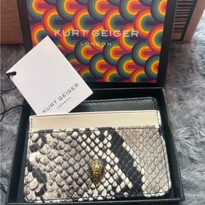 Kurt Geiger Multicolor Snakeskin Card Holder